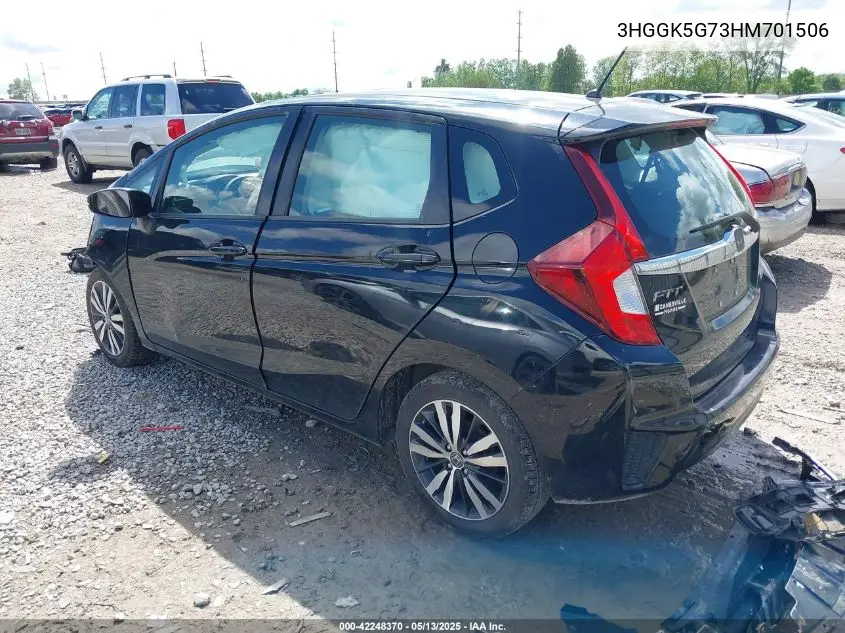 2017 Honda Fit Ex VIN: 3HGGK5G73HM701506 Lot: 42248370