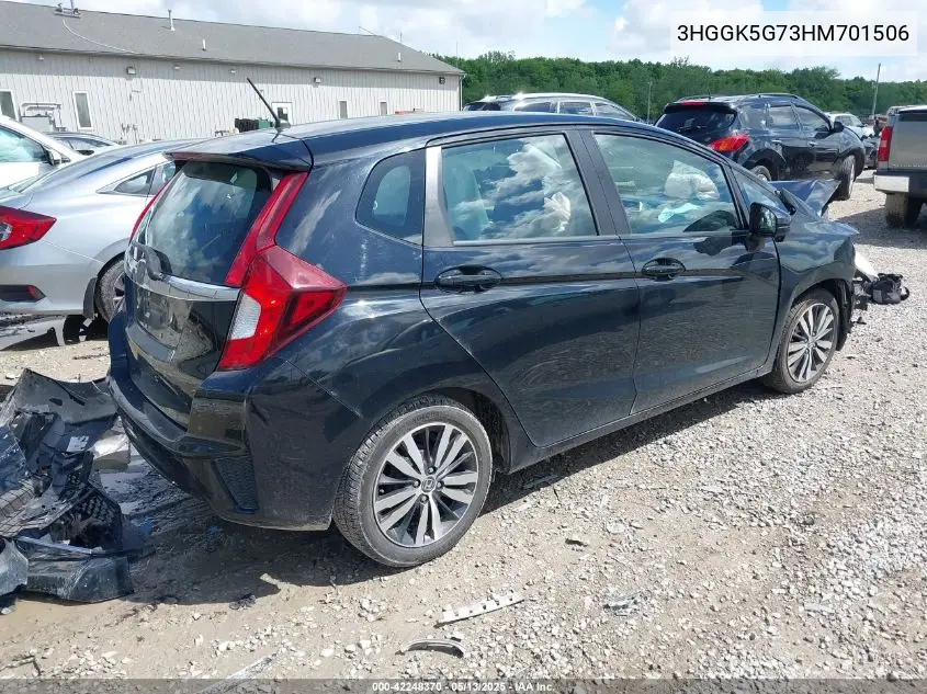2017 Honda Fit Ex VIN: 3HGGK5G73HM701506 Lot: 42248370