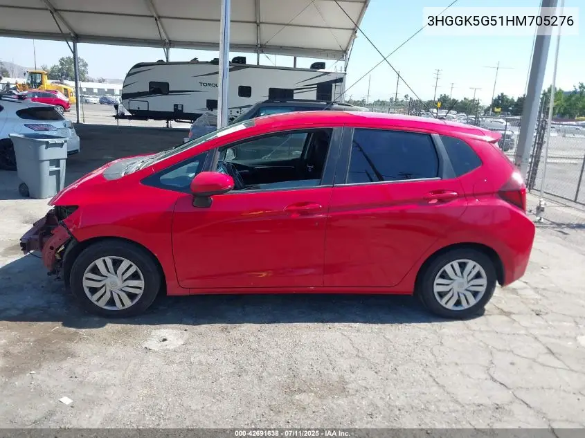 2017 Honda Fit Lx VIN: 3HGGK5G51HM705276 Lot: 42691638