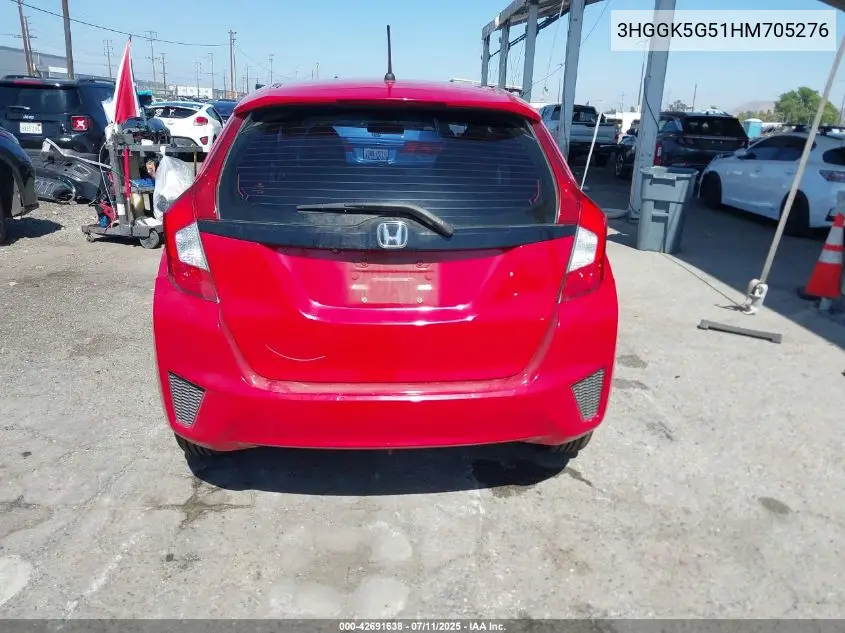 2017 Honda Fit Lx VIN: 3HGGK5G51HM705276 Lot: 42691638