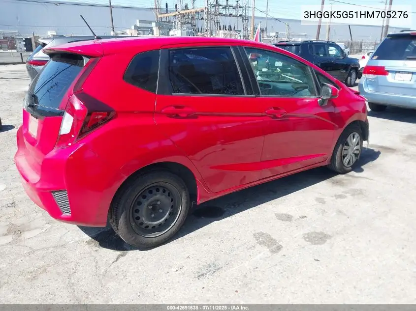 2017 Honda Fit Lx VIN: 3HGGK5G51HM705276 Lot: 42691638