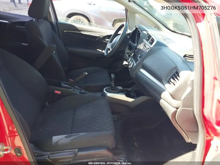 2017 Honda Fit Lx VIN: 3HGGK5G51HM705276 Lot: 42691638