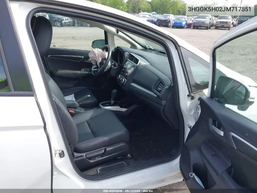 2018 Honda Fit Ex-L VIN: 3HGGK5H02JM717851 Lot: 42242646