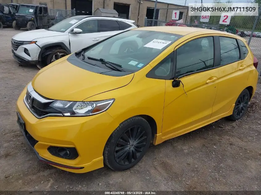 2018 Honda Fit Sport VIN: 3HGGK5H6XJM711509 Lot: 42245769