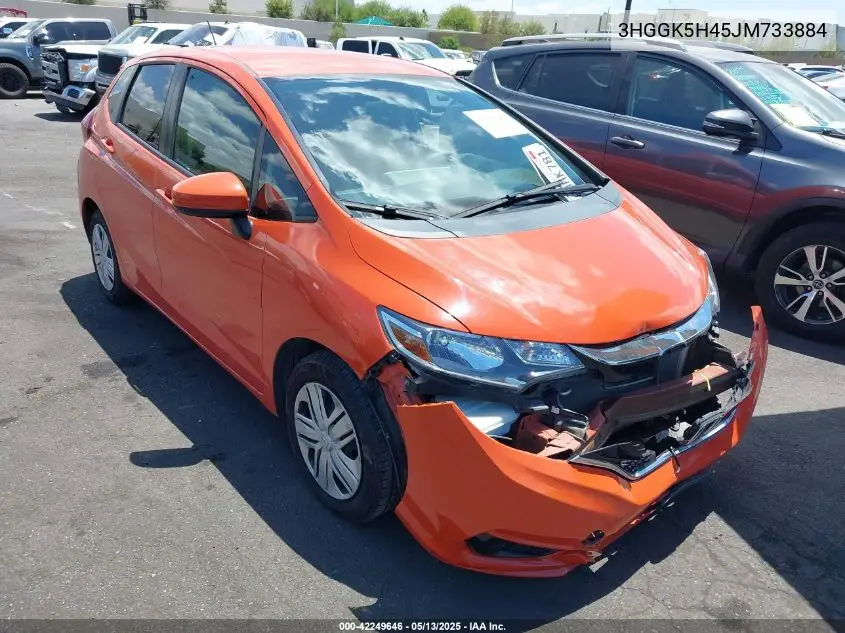 2018 Honda Fit Lx VIN: 3HGGK5H45JM733884 Lot: 42249646