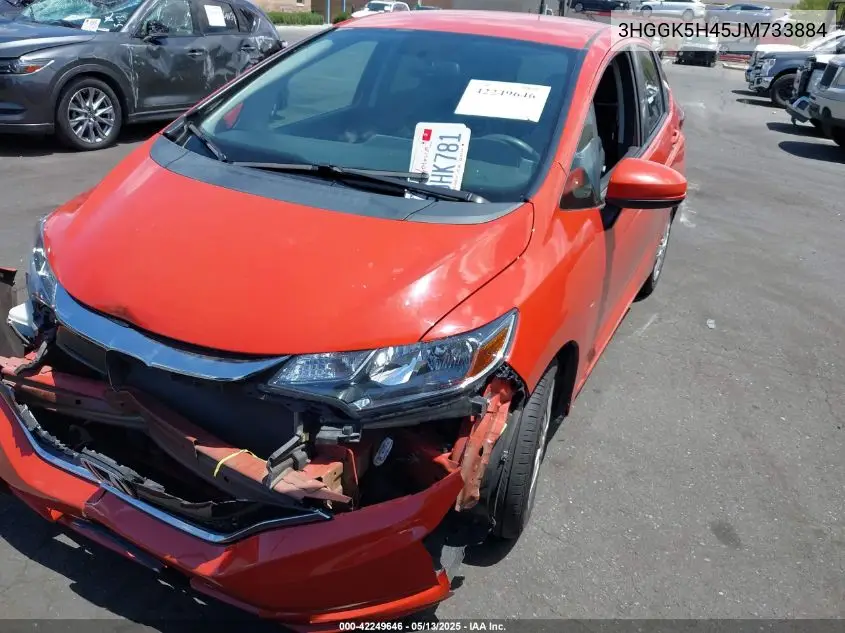 2018 Honda Fit Lx VIN: 3HGGK5H45JM733884 Lot: 42249646