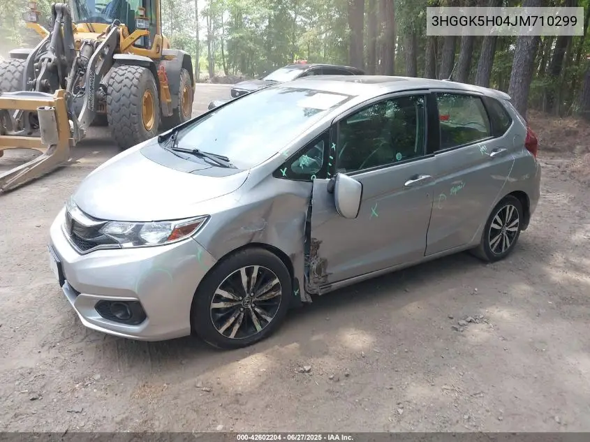 2018 Honda Fit Ex-L VIN: 3HGGK5H04JM710299 Lot: 42602204