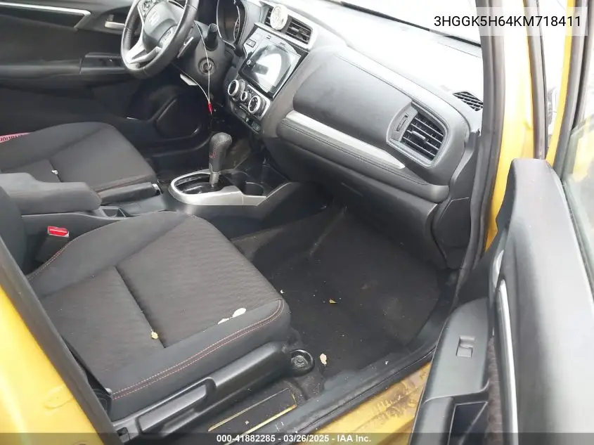 2019 Honda Fit Sport VIN: 3HGGK5H64KM718411 Lot: 41882285