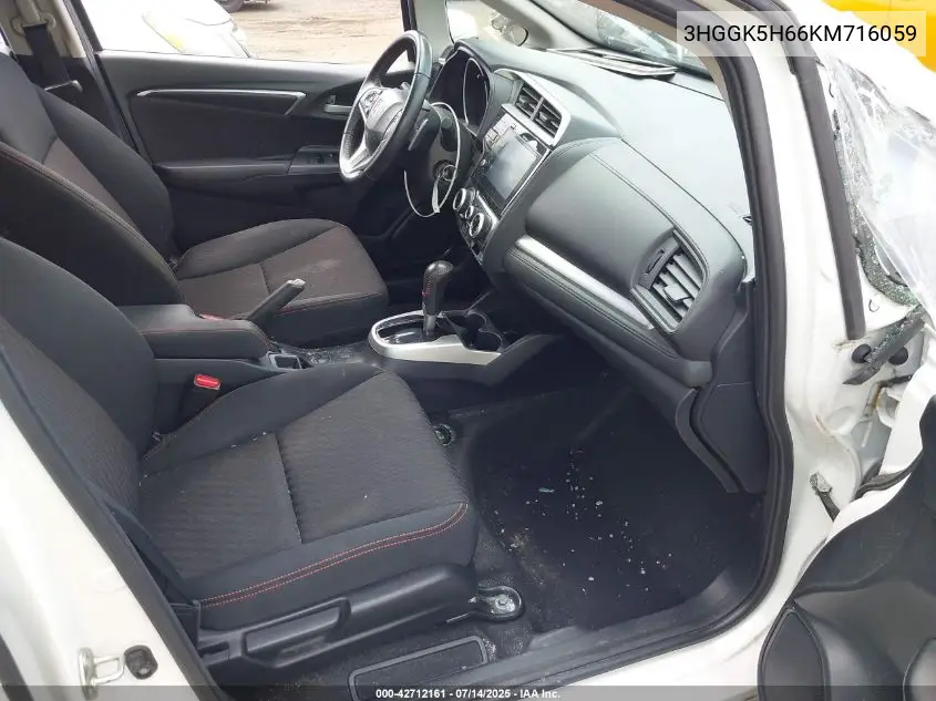 2019 Honda Fit Sport VIN: 3HGGK5H66KM716059 Lot: 42712161