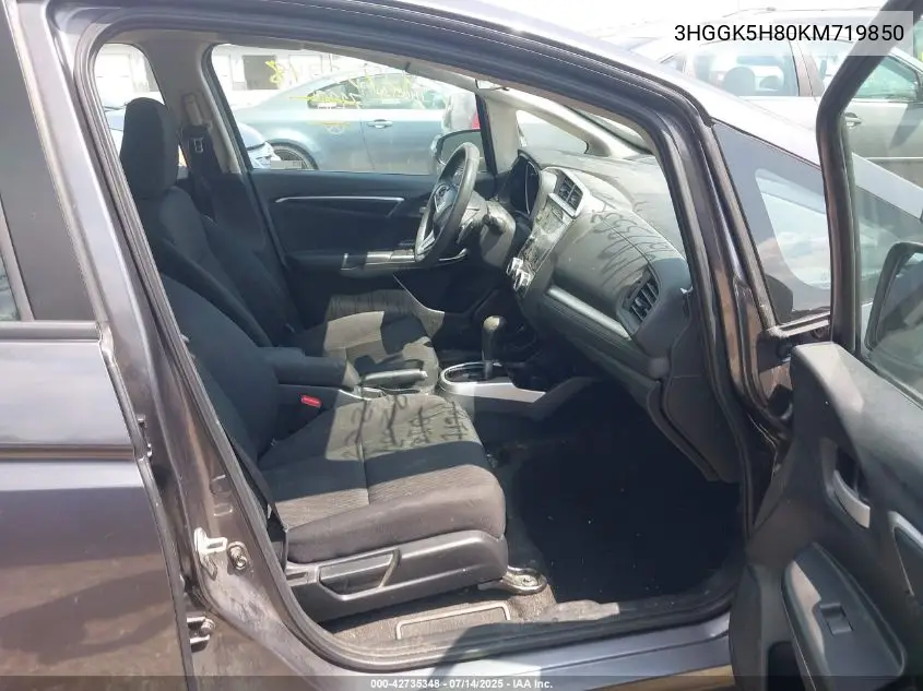 2019 Honda Fit Ex VIN: 3HGGK5H80KM719850 Lot: 42735348