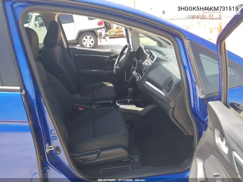2019 Honda Fit Lx VIN: 3HGGK5H46KM731515 Lot: 42748203
