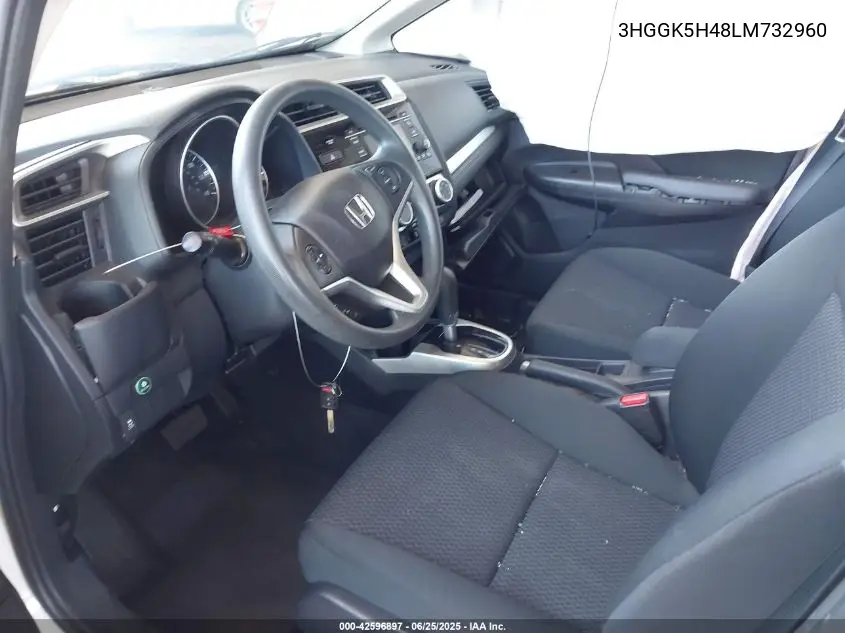 2020 Honda Fit Lx VIN: 3HGGK5H48LM732960 Lot: 42596897