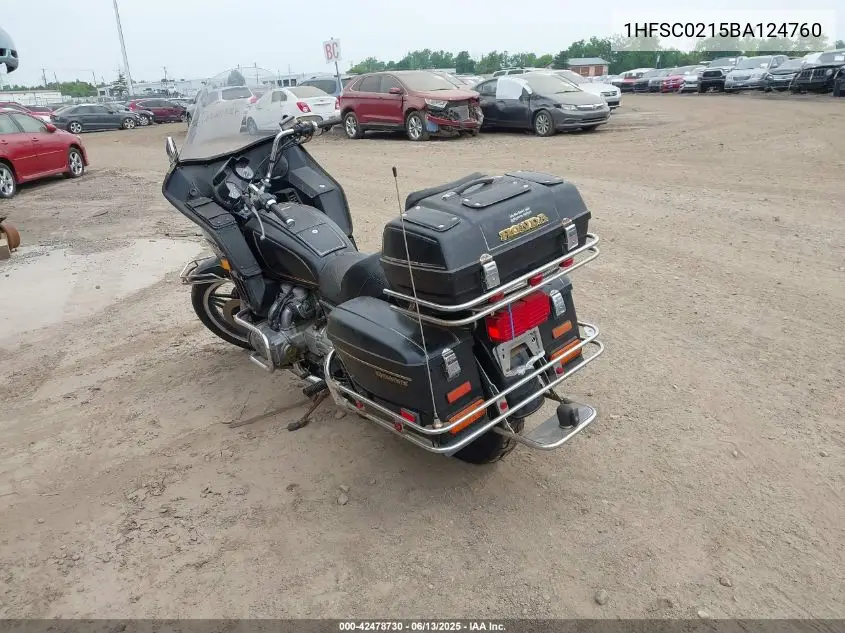 1981 Honda Gl1100 I VIN: 1HFSC0215BA124760 Lot: 42478730