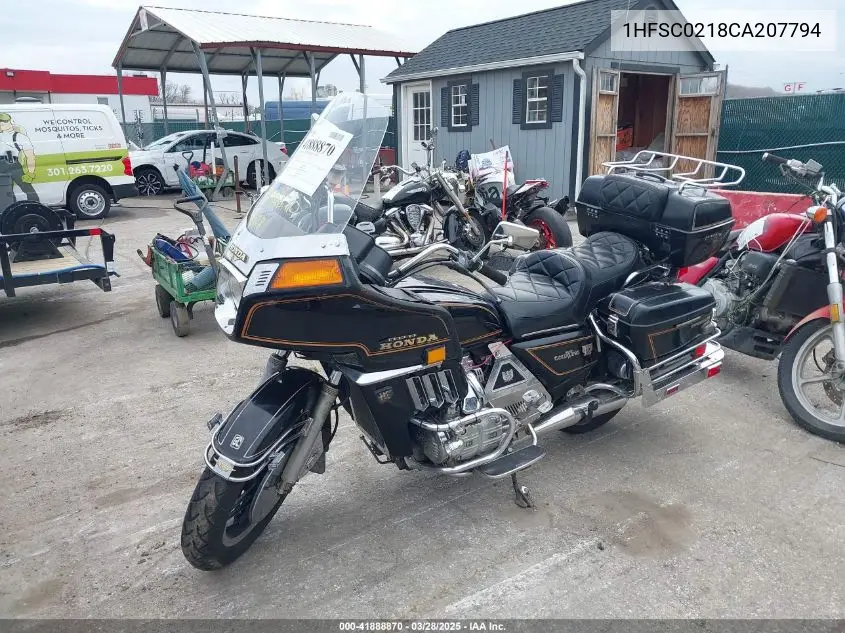 1982 Honda Gl1100 I VIN: 1HFSC0218CA207794 Lot: 41888870