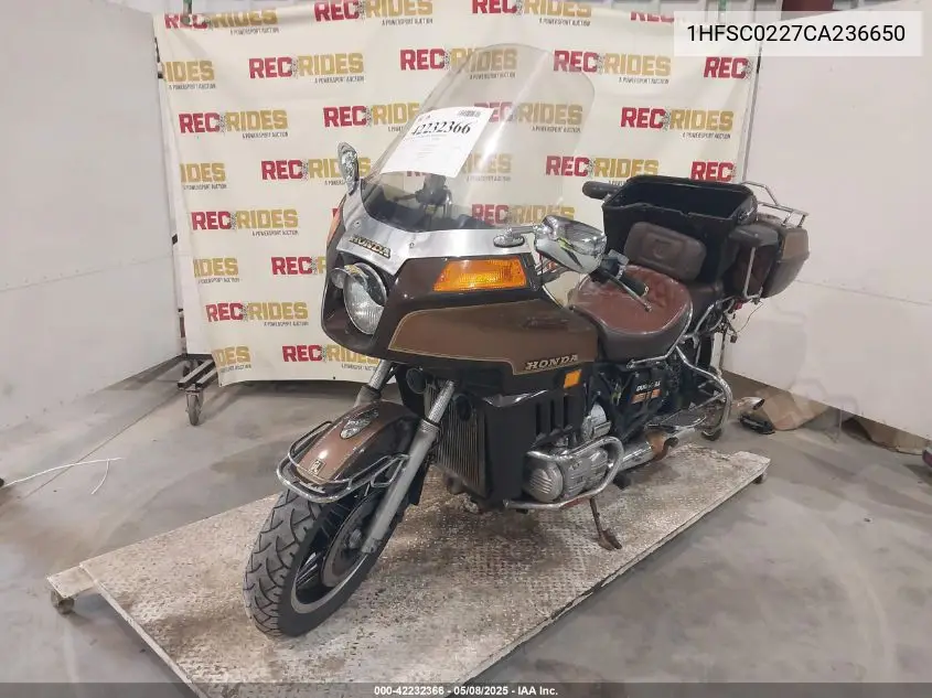 1982 Honda Gl1100 A VIN: 1HFSC0227CA236650 Lot: 42232366