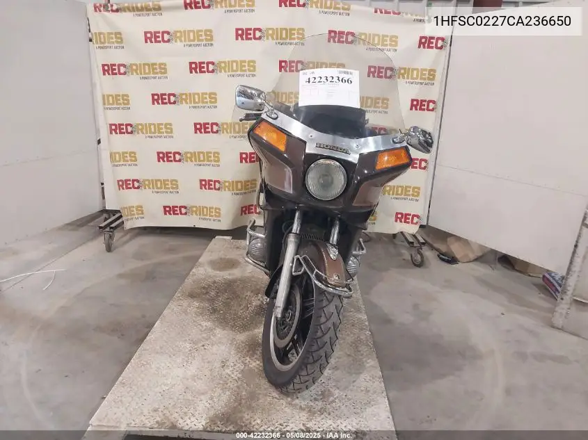 1982 Honda Gl1100 A VIN: 1HFSC0227CA236650 Lot: 42232366