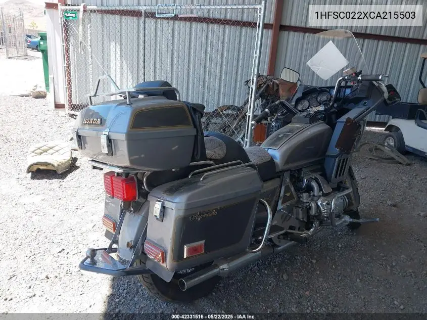 1982 Honda Gl1100 A VIN: 1HFSC022XCA215503 Lot: 42331516