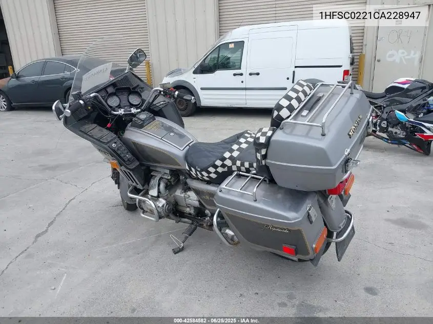 1982 Honda Gl1100 A VIN: 1HFSC0221CA228947 Lot: 42584582