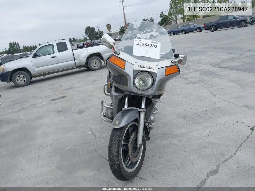 1982 Honda Gl1100 A VIN: 1HFSC0221CA228947 Lot: 42584582
