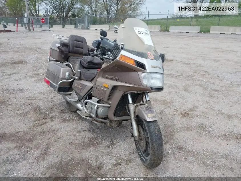 1984 Honda Gl1200 A VIN: 1HFSC1422EA022963 Lot: 42153909