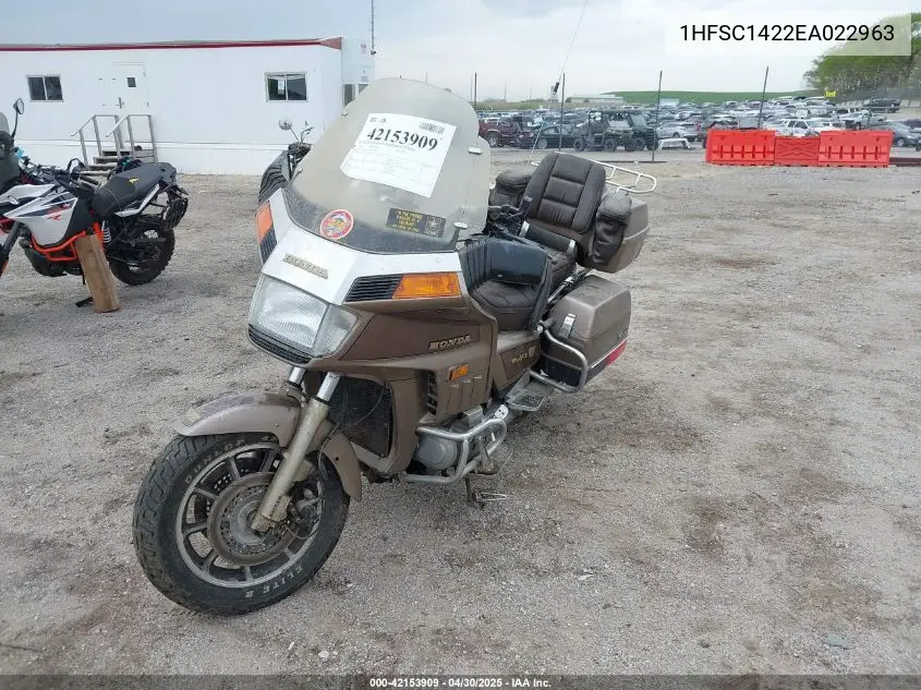 1984 Honda Gl1200 A VIN: 1HFSC1422EA022963 Lot: 42153909