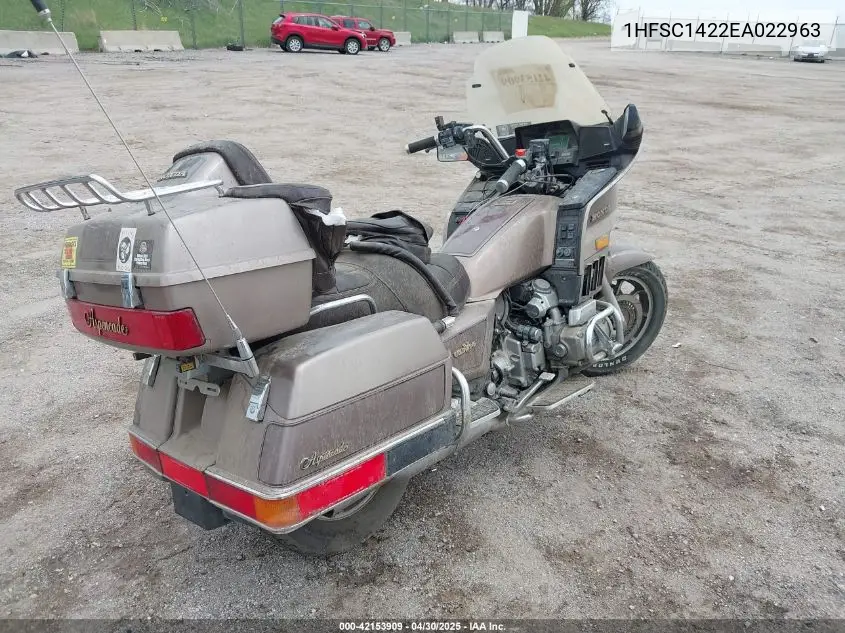 1984 Honda Gl1200 A VIN: 1HFSC1422EA022963 Lot: 42153909