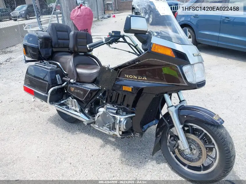 1984 Honda Gl1200 A VIN: 1HFSC1420EA022458 Lot: 42542999