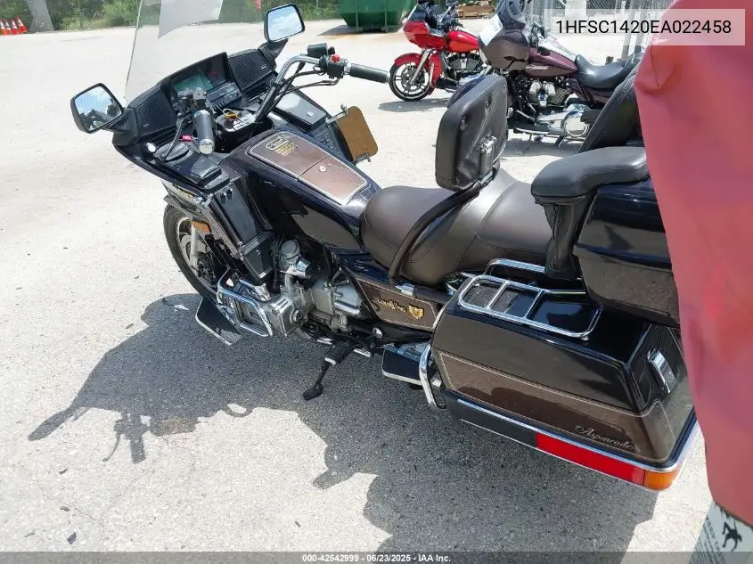 1984 Honda Gl1200 A VIN: 1HFSC1420EA022458 Lot: 42542999