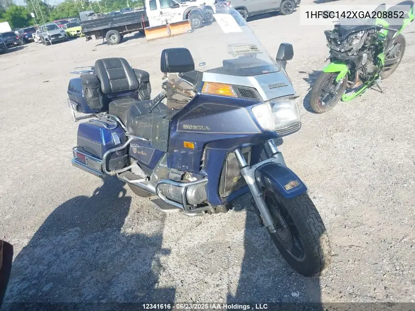 1986 Honda Gl1200 A VIN: 1HFSC142XGA208852 Lot: 12341616