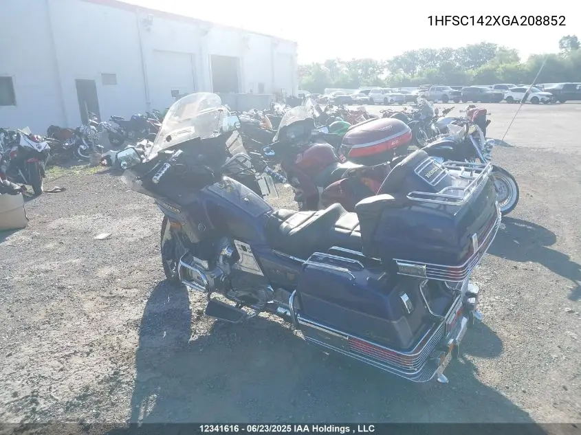 1986 Honda Gl1200 A VIN: 1HFSC142XGA208852 Lot: 12341616