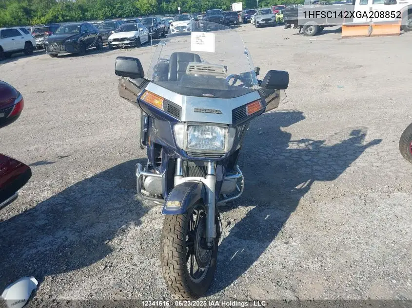 1986 Honda Gl1200 A VIN: 1HFSC142XGA208852 Lot: 12341616