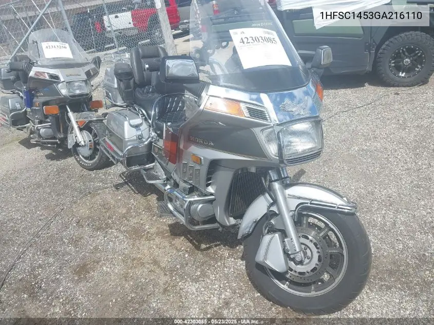 1986 Honda Gl1200 A VIN: 1HFSC1453GA216110 Lot: 42303085