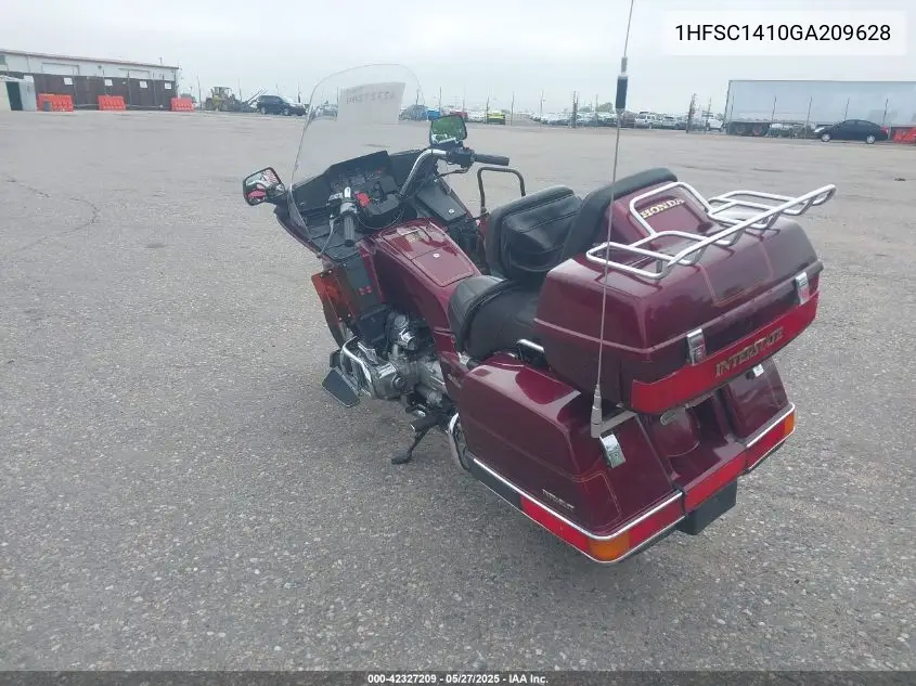 1986 Honda Gl1200 I VIN: 1HFSC1410GA209628 Lot: 42327209