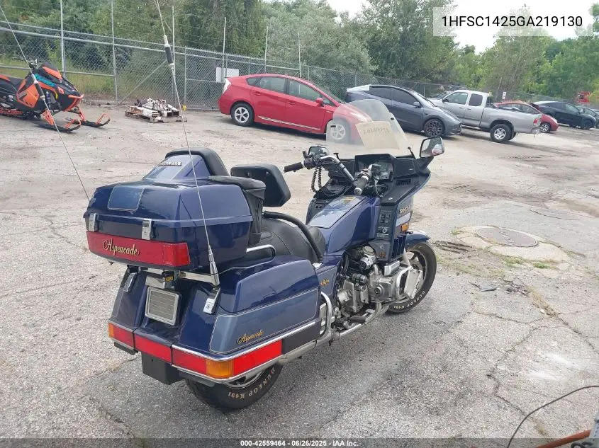 1986 Honda Gl1200 A VIN: 1HFSC1425GA219130 Lot: 42559464