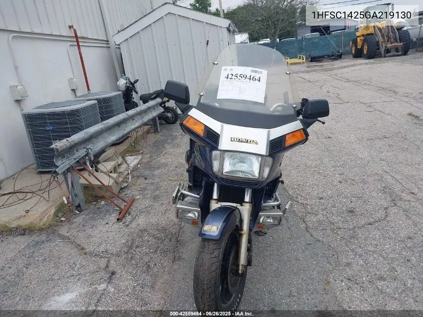 1986 Honda Gl1200 A VIN: 1HFSC1425GA219130 Lot: 42559464