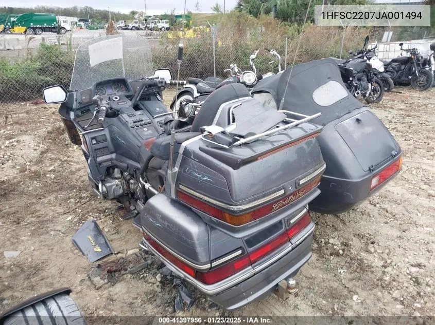 1988 Honda Gl1500 VIN: 1HFSC2207JA001494 Lot: 41397956