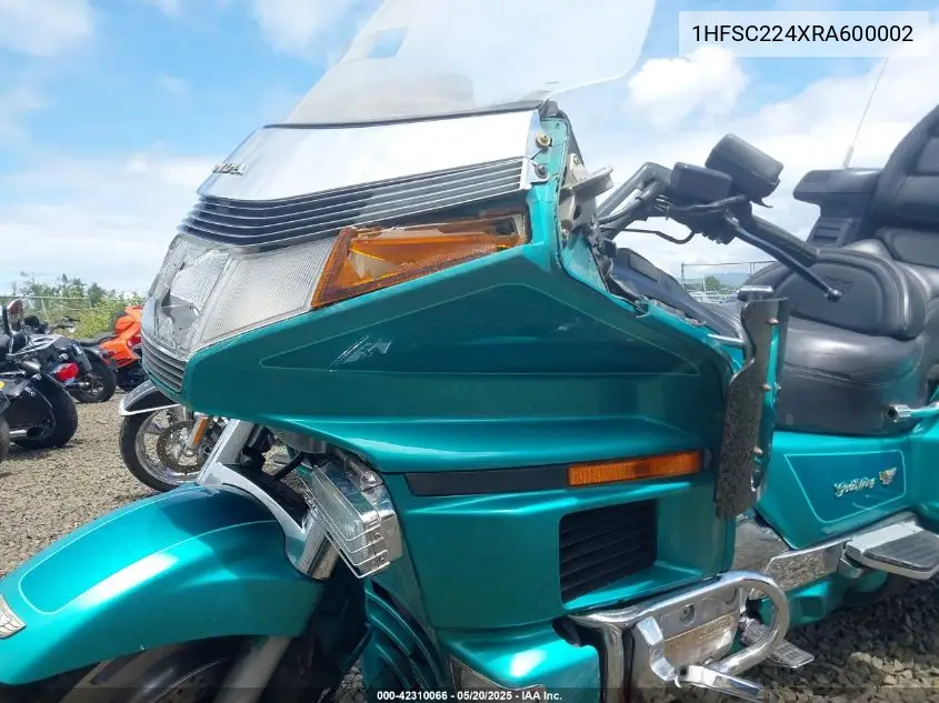 1994 Honda Gl1500 Se VIN: 1HFSC224XRA600002 Lot: 42310066
