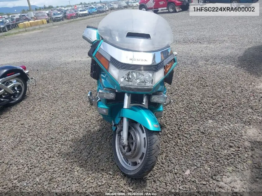 1994 Honda Gl1500 Se VIN: 1HFSC224XRA600002 Lot: 42310066