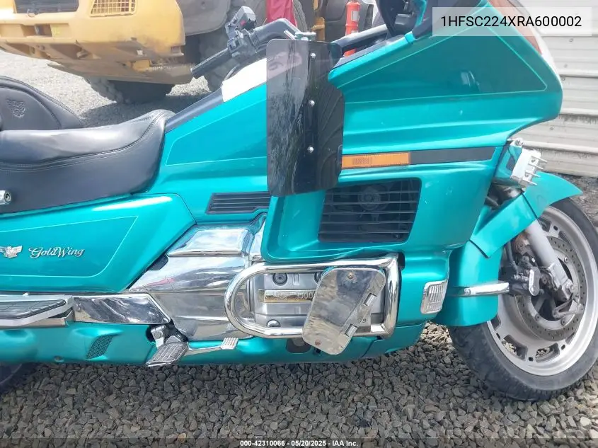 1994 Honda Gl1500 Se VIN: 1HFSC224XRA600002 Lot: 42310066