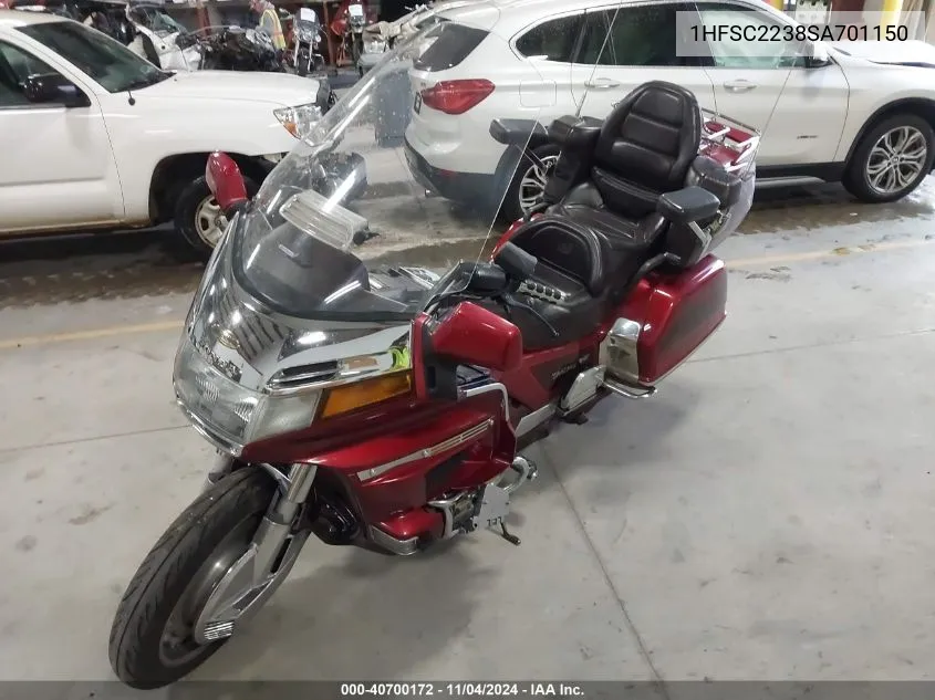 1995 Honda Gl1500 Se12 VIN: 1HFSC2238SA701150 Lot: 40700172