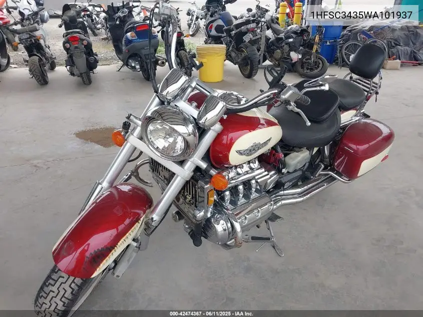 1998 Honda Gl1500 Ct VIN: 1HFSC3435WA101937 Lot: 42474367
