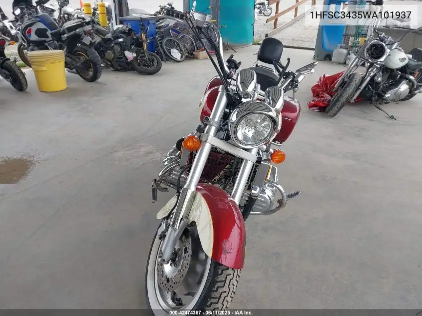 1998 Honda Gl1500 Ct VIN: 1HFSC3435WA101937 Lot: 42474367