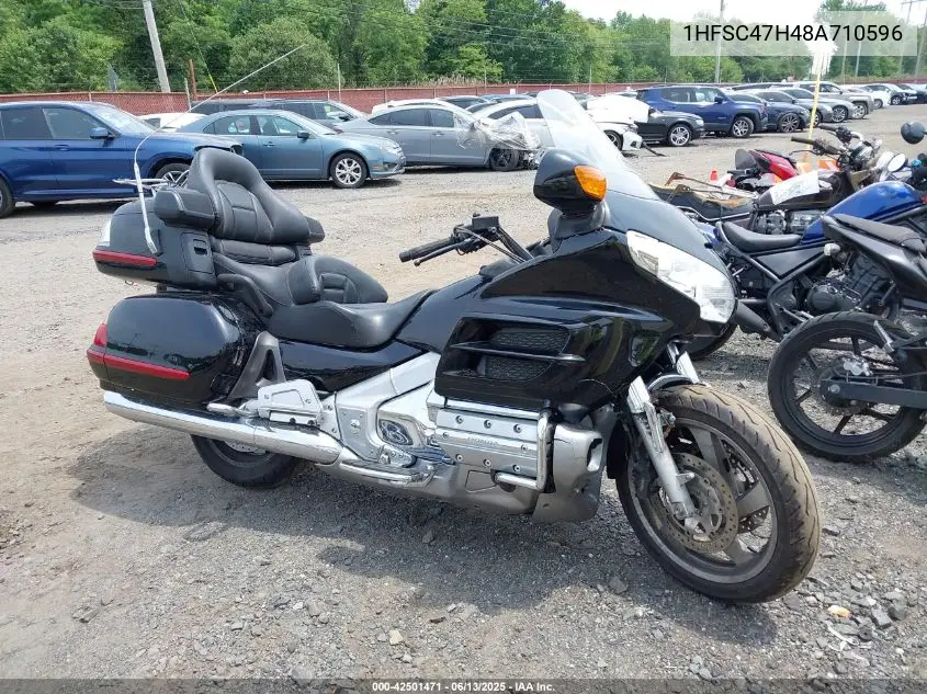 2008 Honda Gl1800 VIN: 1HFSC47H48A710596 Lot: 42501471