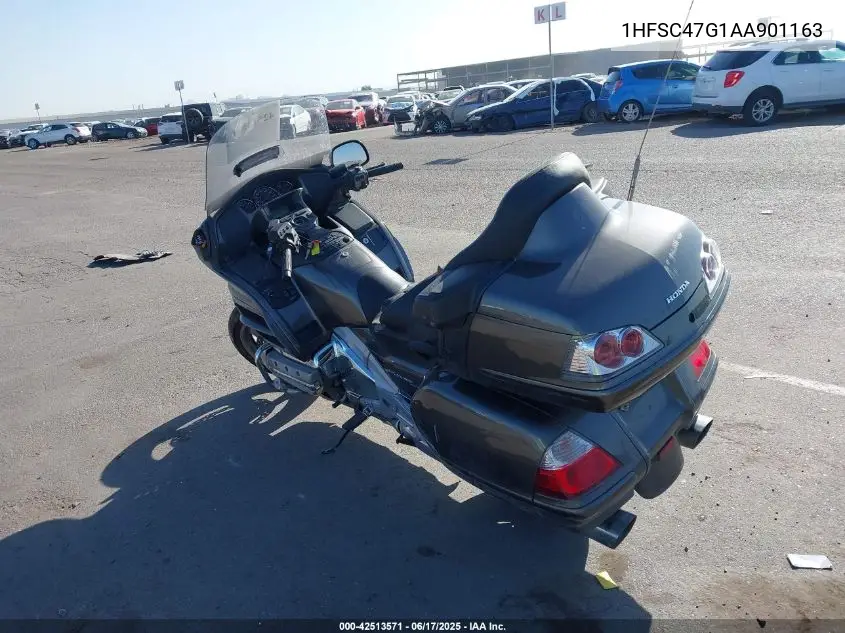 2010 Honda Gl1800 VIN: 1HFSC47G1AA901163 Lot: 42513571