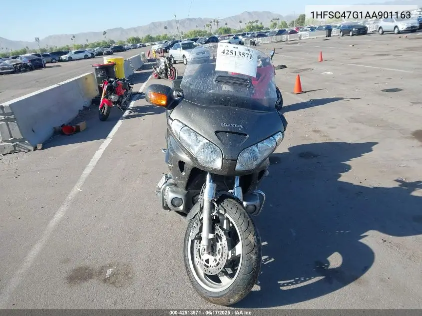 2010 Honda Gl1800 VIN: 1HFSC47G1AA901163 Lot: 42513571