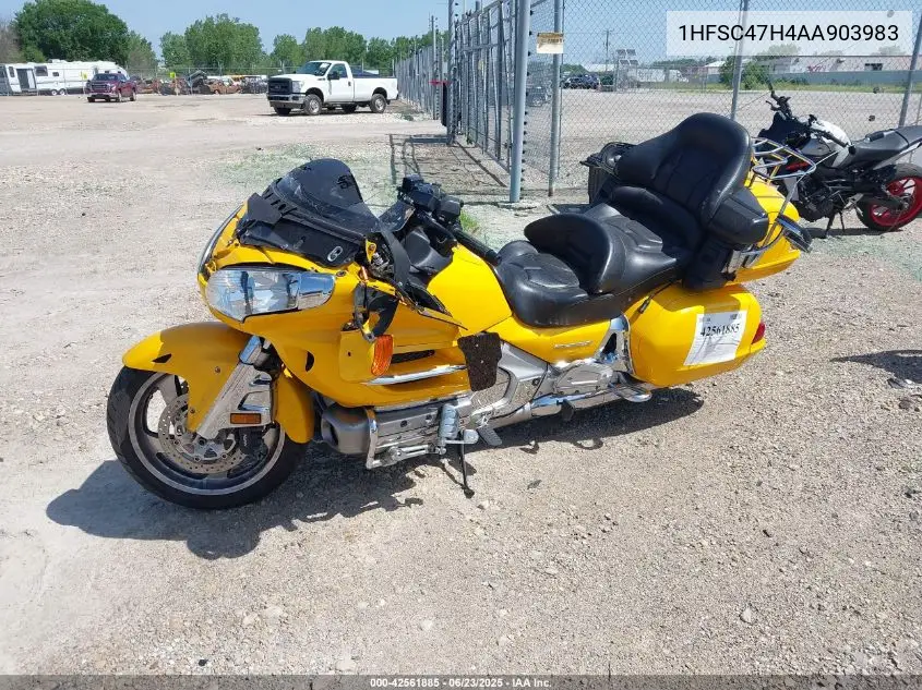 2010 Honda Gl1800 VIN: 1HFSC47H4AA903983 Lot: 42561885