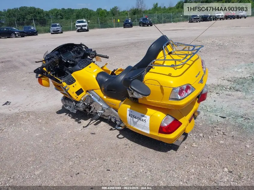 2010 Honda Gl1800 VIN: 1HFSC47H4AA903983 Lot: 42561885