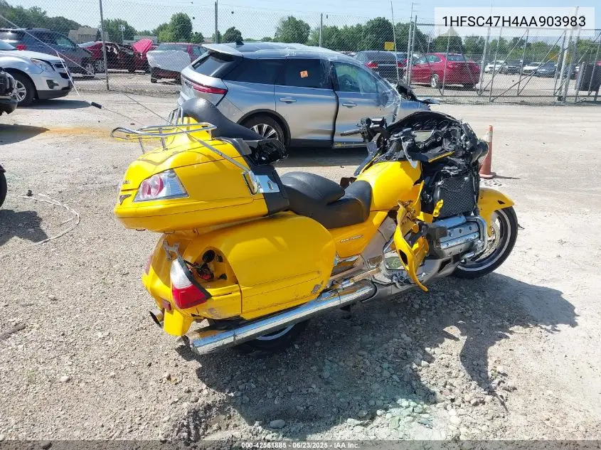 2010 Honda Gl1800 VIN: 1HFSC47H4AA903983 Lot: 42561885