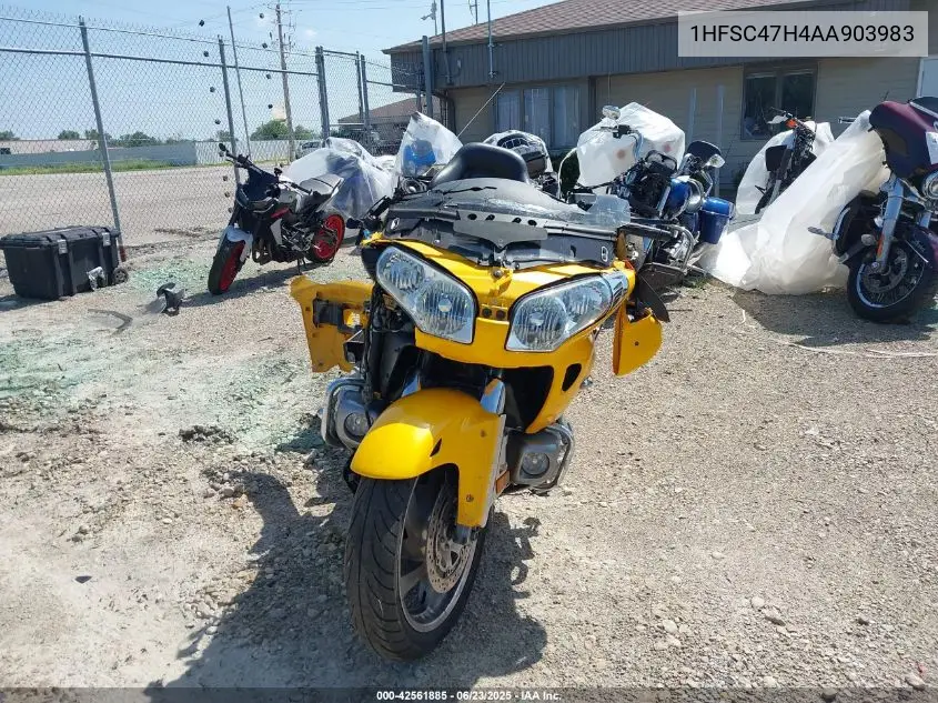 2010 Honda Gl1800 VIN: 1HFSC47H4AA903983 Lot: 42561885