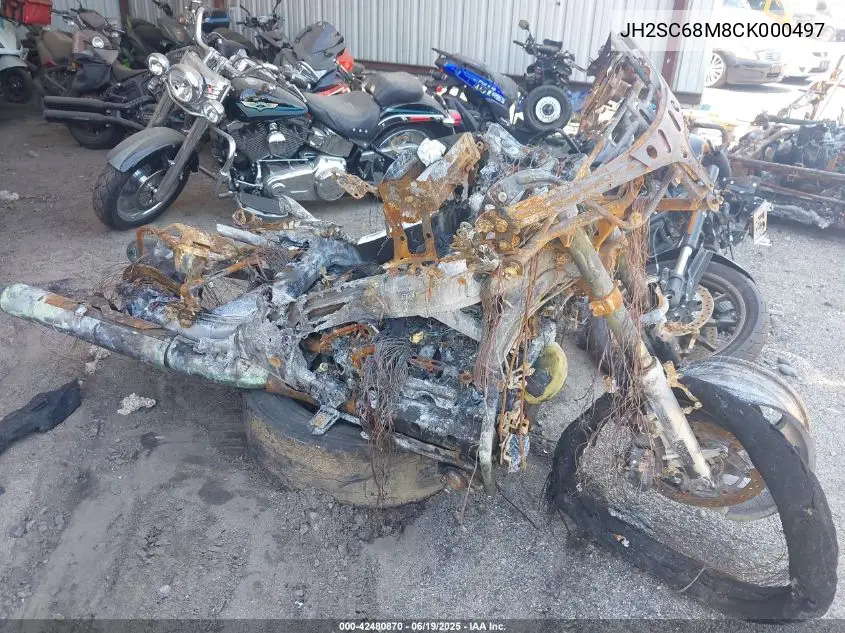 2012 Honda Gl1800 VIN: JH2SC68M8CK000497 Lot: 42480870